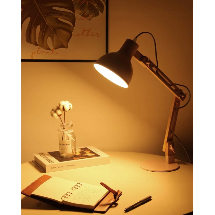 Galda lampa 1xE27/40W/230V rozā