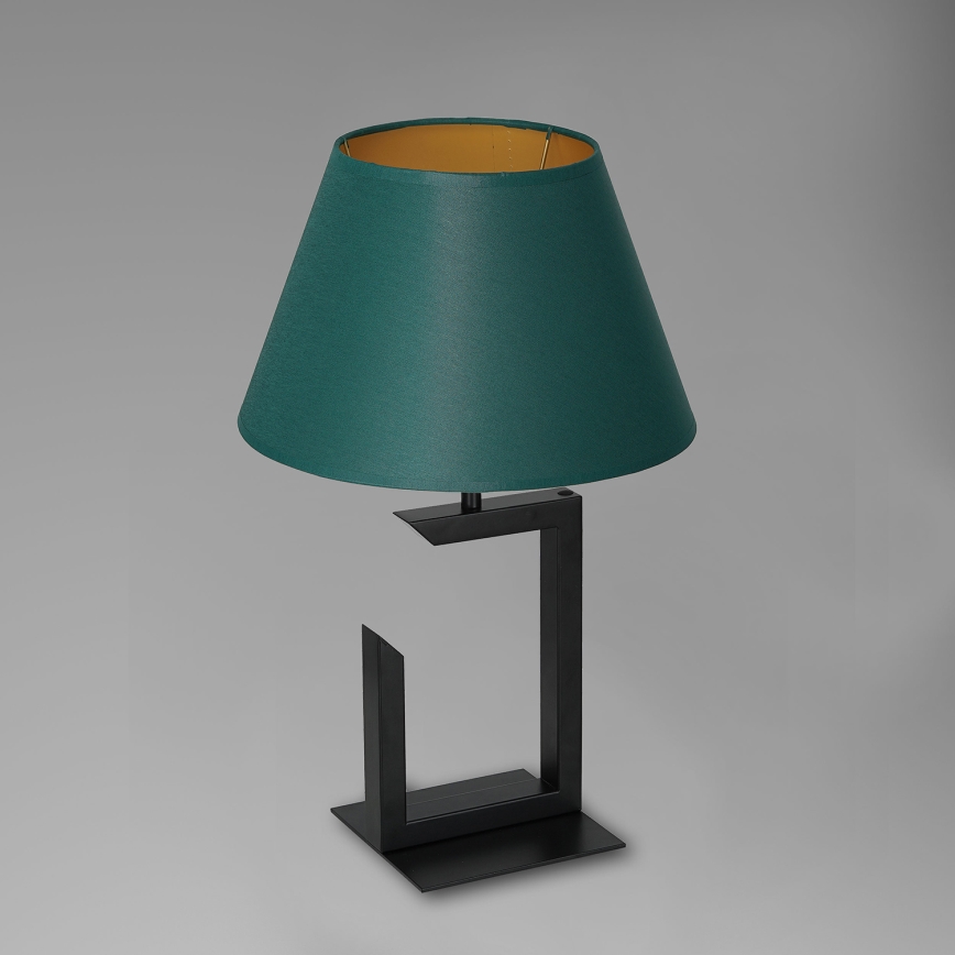 Galda lampa 1xE27/60W/230V 45 cm zaļa/zelta