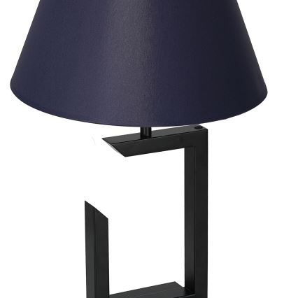 Galda lampa 1xE27/60W/230V 45 cm zila/zelta