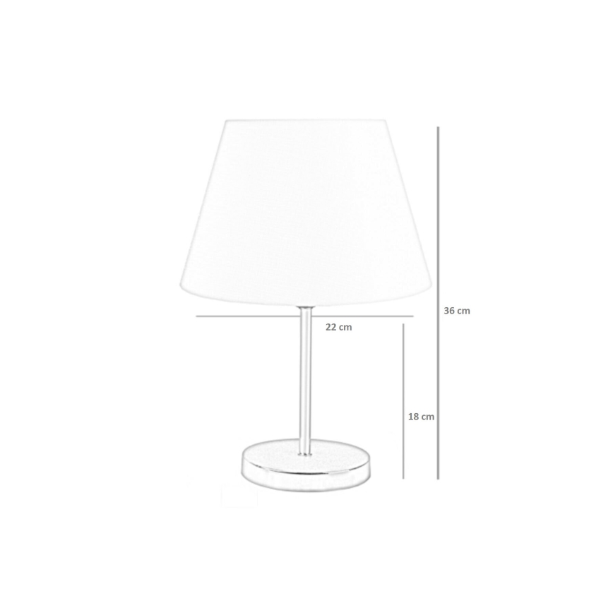 Galda lampa 1xE27/60W/230V zila/varš