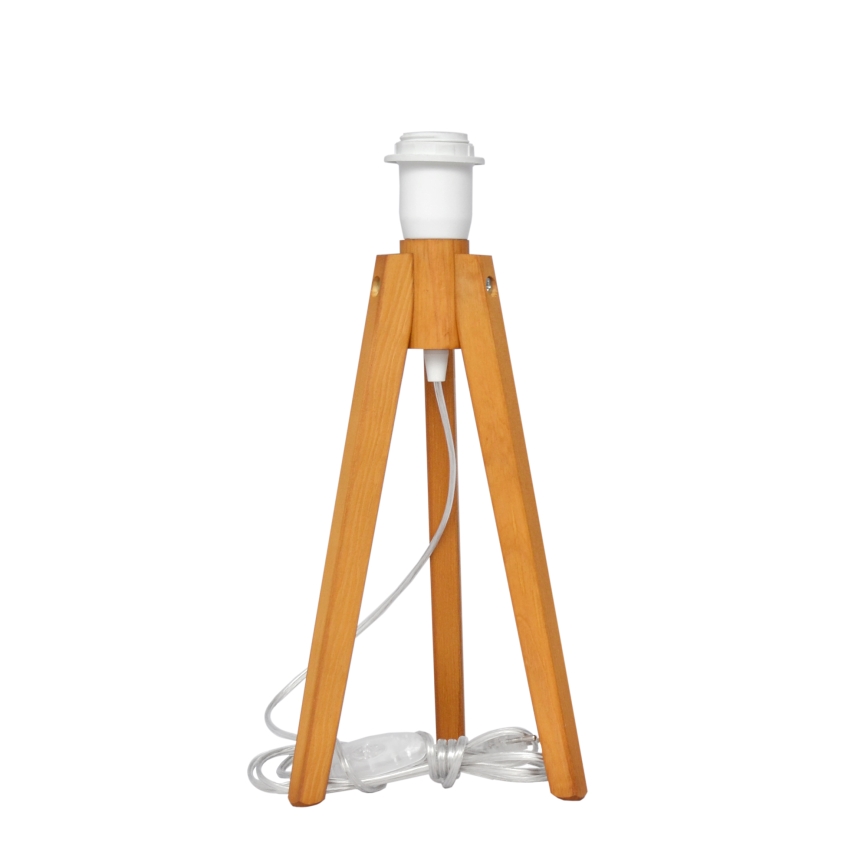 Galda lampa ALBA 1xE27/15W/230V krēmkrāsa/ozols