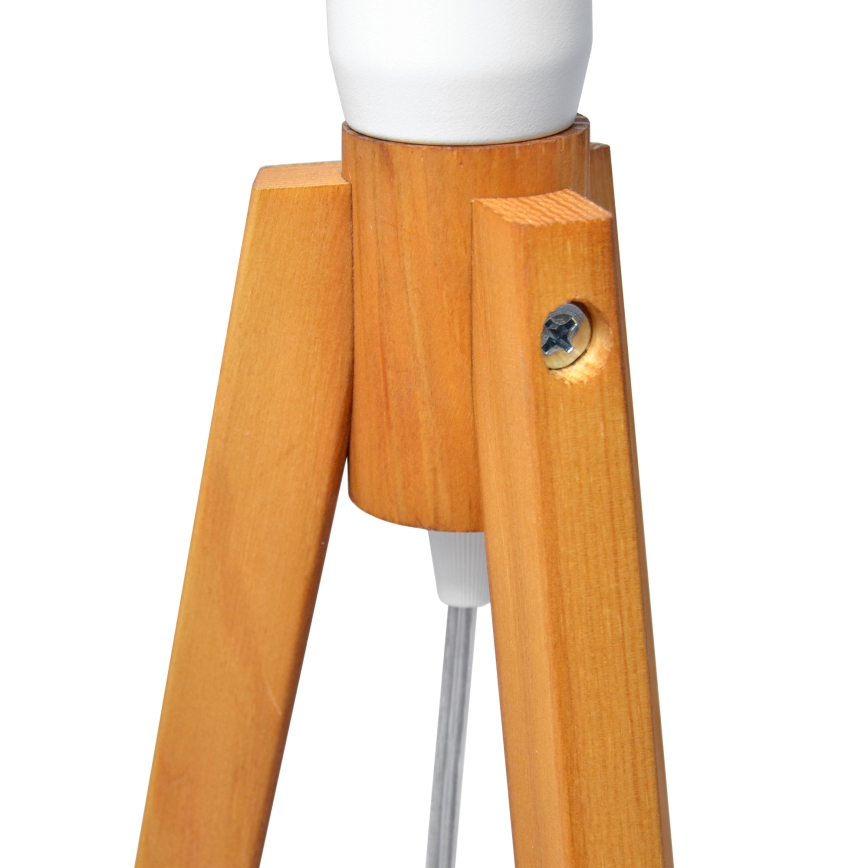 Galda lampa ALBA 1xE27/15W/230V krēmkrāsa/ozols