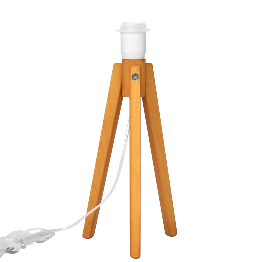 Galda lampa ALBA 1xE27/15W/230V krēmkrāsa/ozols