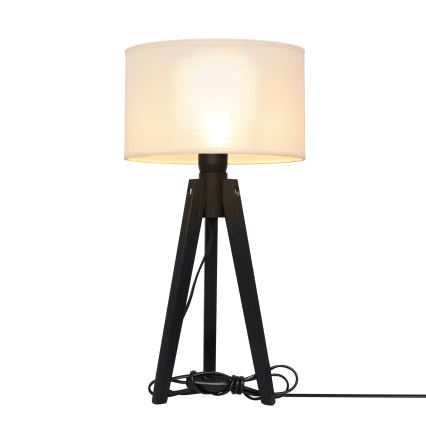 Galda lampa ALBA 1xE27/15W/230V krēmkrāsa/priede