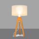 Galda lampa ALBA 1xE27/60W/230V krēmkrāsa/ozols