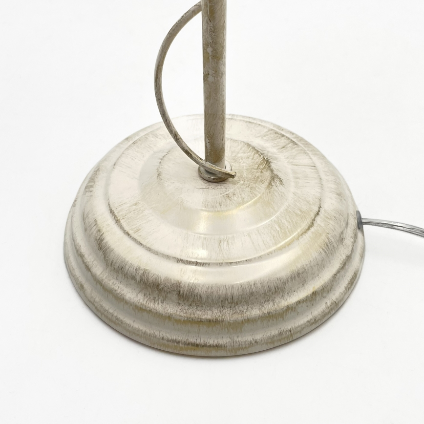 Galda lampa ANTON 1xE14/60W/230V balta patina