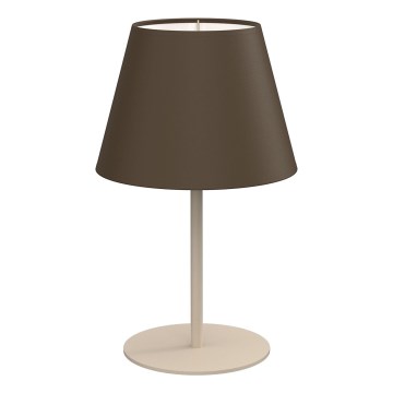 Galda lampa ARDEN 1xE27/15W/230V bēša/brūna