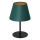 Galda lampa ARDEN 1xE27/60W/230V d. 20 cm zaļa/zelta