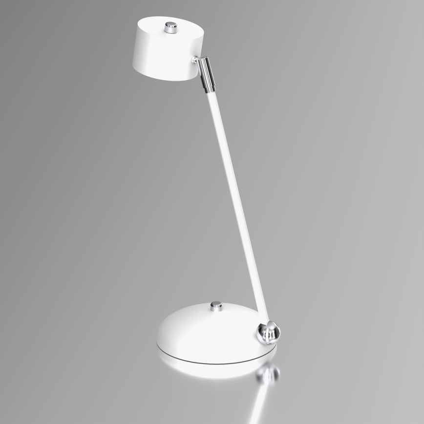 Galda lampa ARENA 1xGX53/11W/230V balta/spīdīgi hromēts