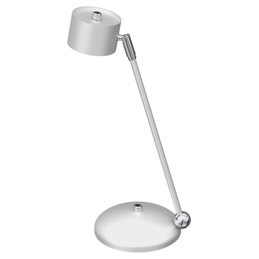 Galda lampa ARENA 1xGX53/11W/230V balta/spīdīgi hromēts