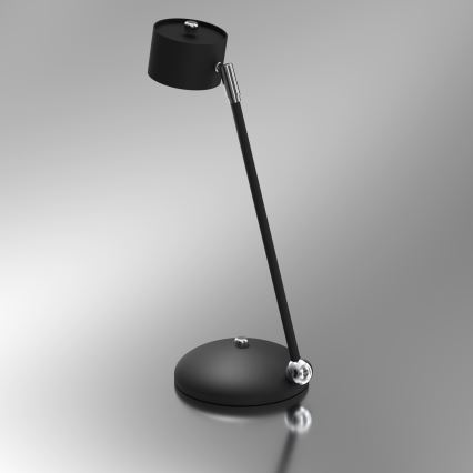 Galda lampa ARENA 1xGX53/11W/230V melna/spīdīgi hromēts