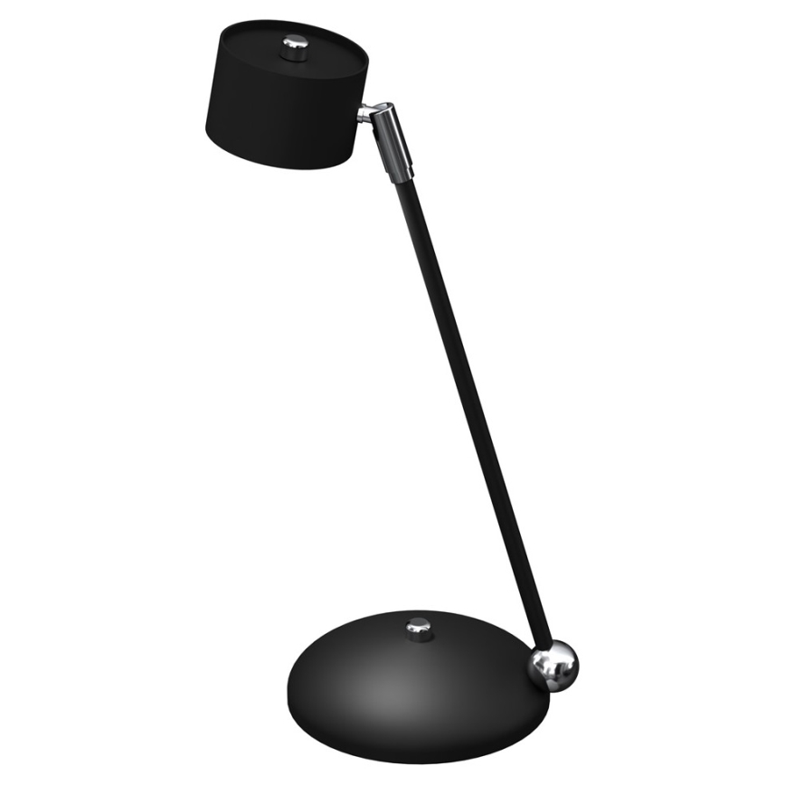 Galda lampa ARENA 1xGX53/11W/230V melna/spīdīgi hromēts