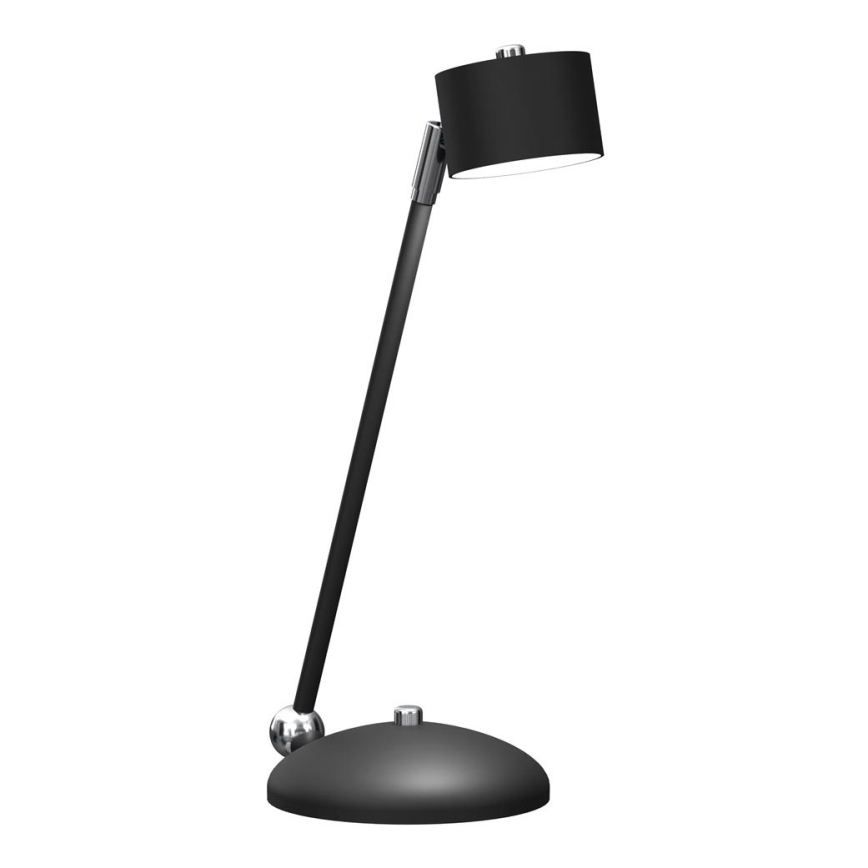 Galda lampa ARENA 1xGX53/11W/230V melna/spīdīgi hromēts