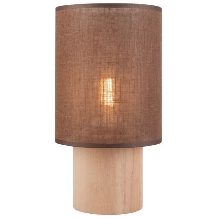 Galda lampa ARI TABLE 1xE27/60W/230V brūna/dižskābardis