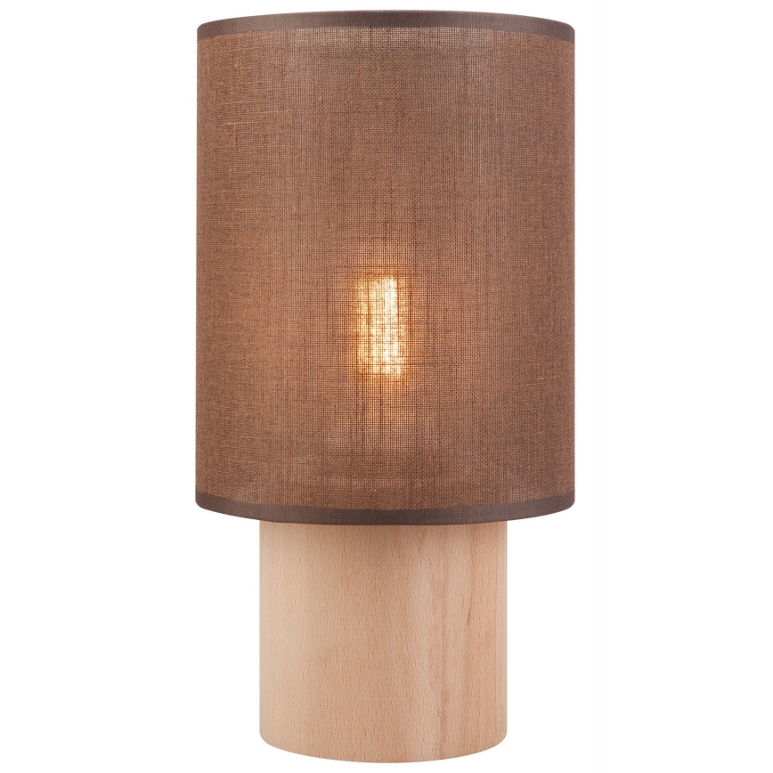 Galda lampa ARI TABLE 1xE27/60W/230V brūna/dižskābardis