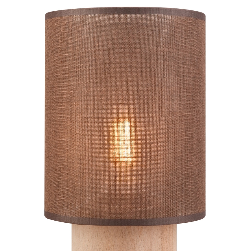 Galda lampa ARI TABLE 1xE27/60W/230V brūna/dižskābardis