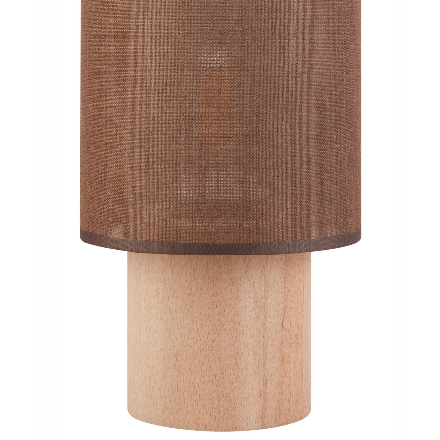 Galda lampa ARI TABLE 1xE27/60W/230V brūna/dižskābardis