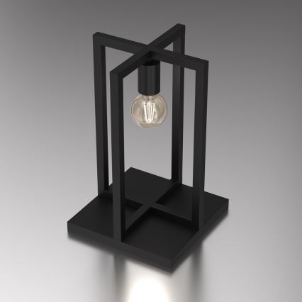 Galda lampa ARNOLD 1xE27/60W/230V melna