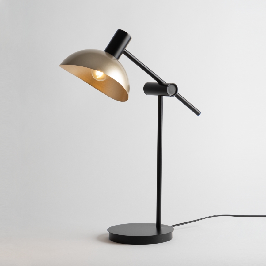 Galda lampa ARTIS 1xE14/40W/230V melna/zelta