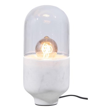 Galda lampa ASEL 1xE27/25W/230V marmors balta