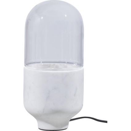 Galda lampa ASEL 1xE27/25W/230V marmors balta