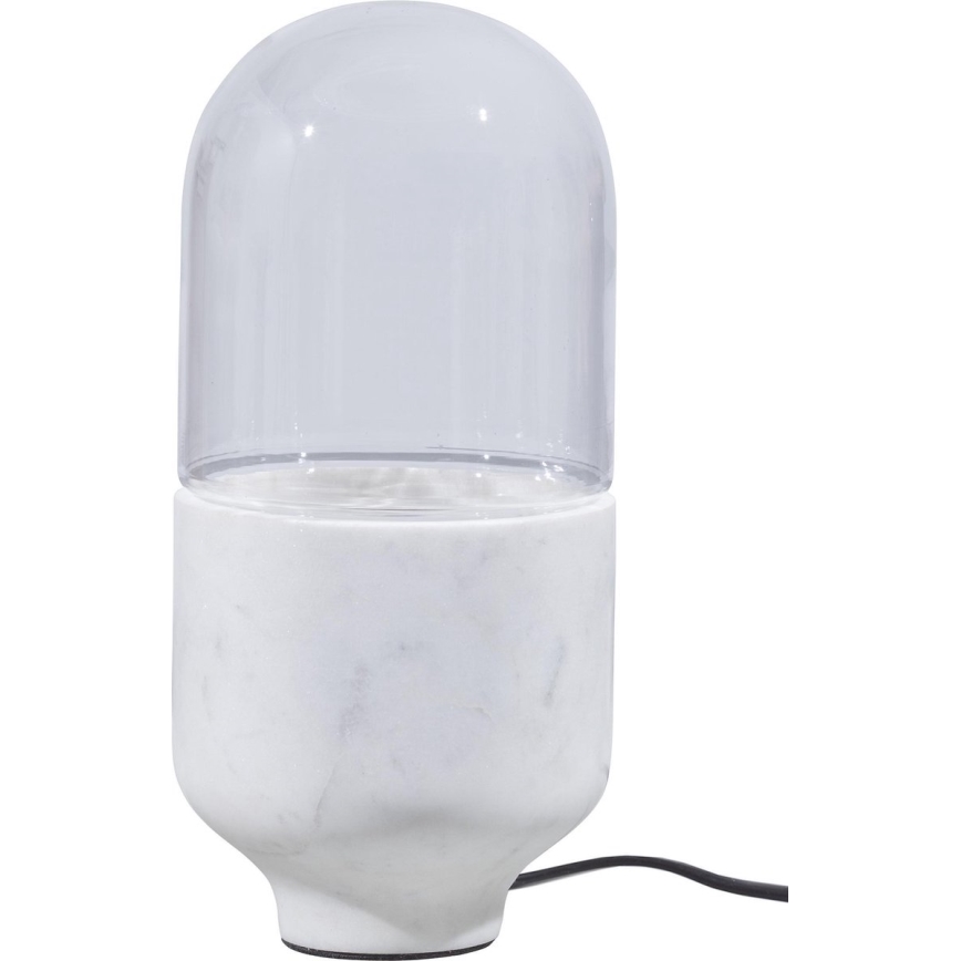 Galda lampa ASEL 1xE27/25W/230V marmors balta