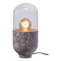 Galda lampa ASEL 1xE27/25W/230V marmors pelēka/brūna