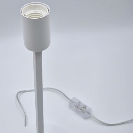 Galda lampa ASTRID 1xE27/60W/230V balta