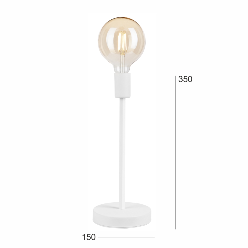 Galda lampa ASTRID 1xE27/60W/230V balta
