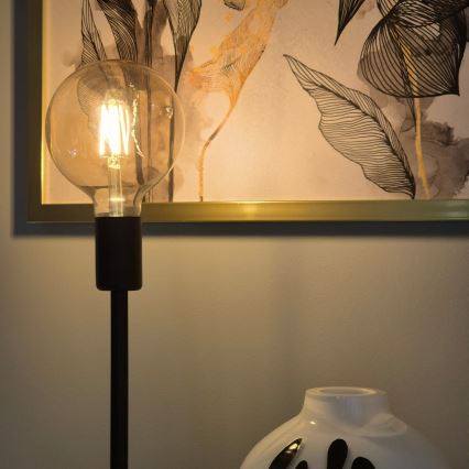 Galda lampa ASTRID 1xE27/60W/230V matēts melna