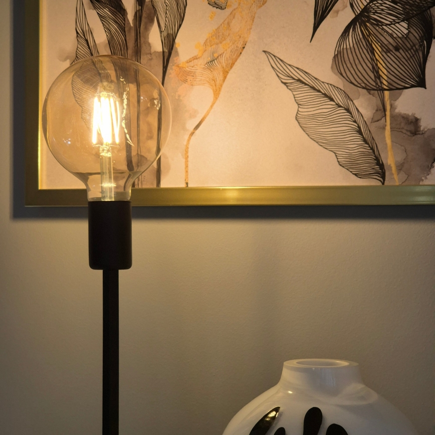 Galda lampa ASTRID 1xE27/60W/230V matēts melna