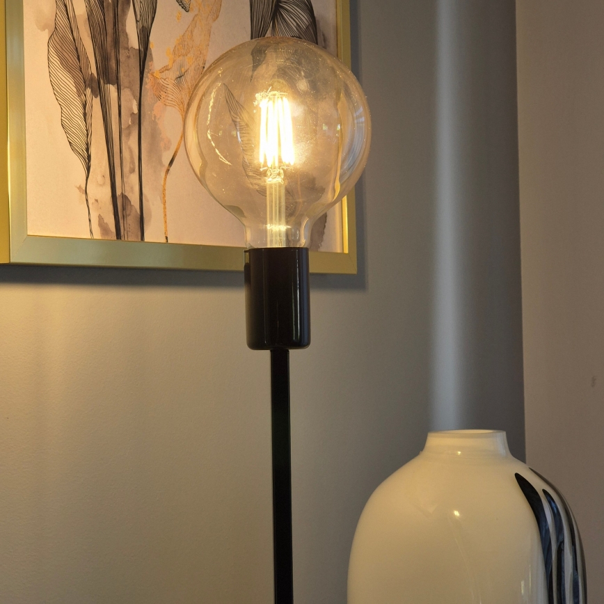Galda lampa ASTRID 1xE27/60W/230V spīdīgi melna