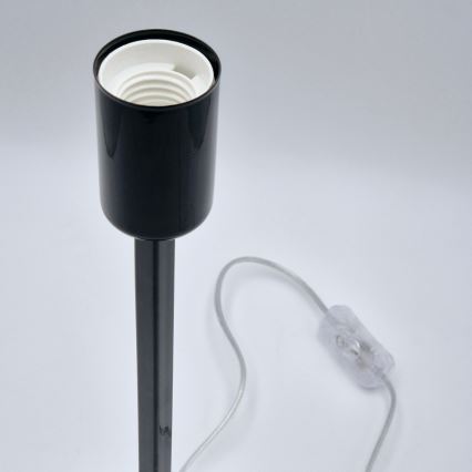 Galda lampa ASTRID 1xE27/60W/230V spīdīgi melna