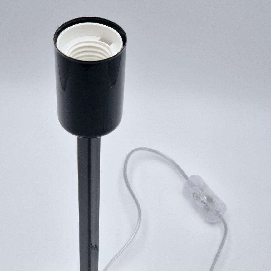 Galda lampa ASTRID 1xE27/60W/230V spīdīgi melna