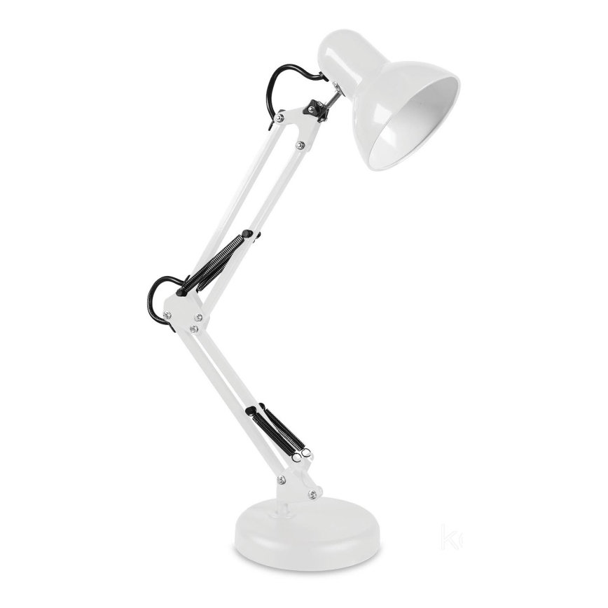 Galda lampa AURIQ 1xE27/60W/230V balta
