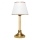 Galda lampa AYD 1xE27/40W/230V balta/zelta
