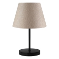 Galda lampa AYD, 1xE27/40W/230V, bēša/melna