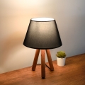 Galda lampa AYD 1xE27/40W/230V brūna/antracīts