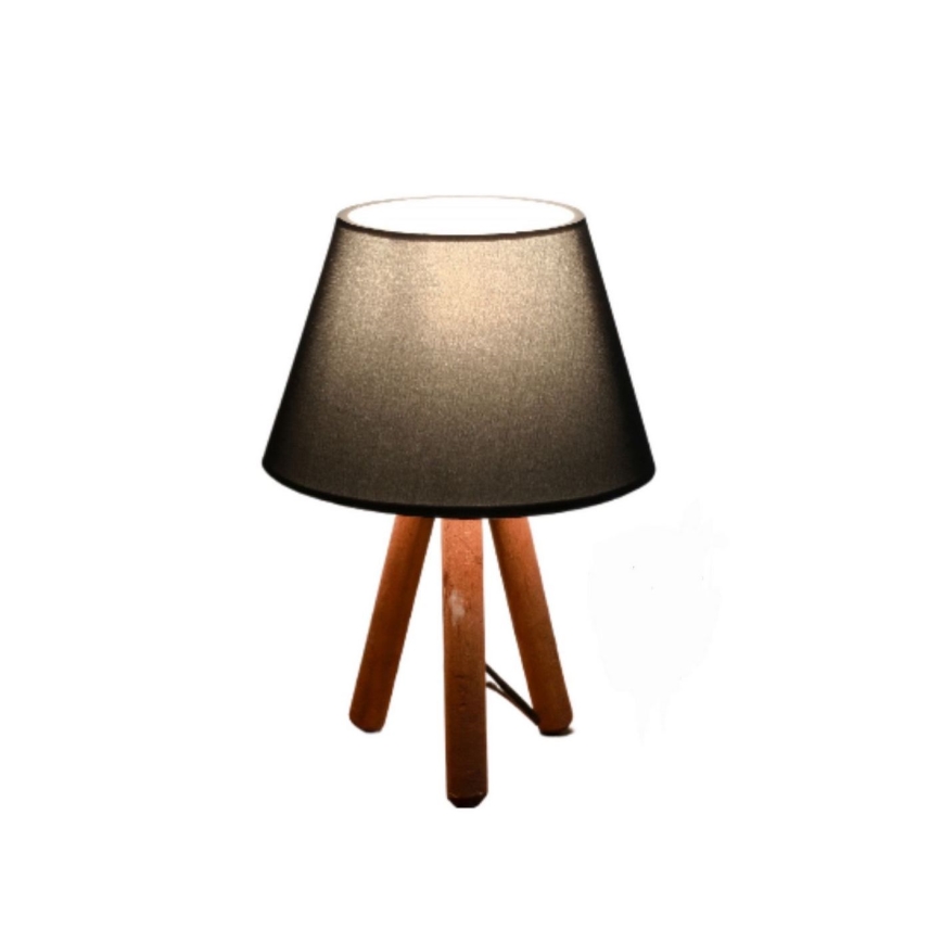 Galda lampa AYD 1xE27/40W/230V brūna/antracīts