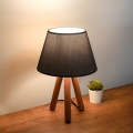 Galda lampa AYD 1xE27/40W/230V brūna/melnā