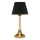 Galda lampa AYD 1xE27/40W/230V melna/zelta