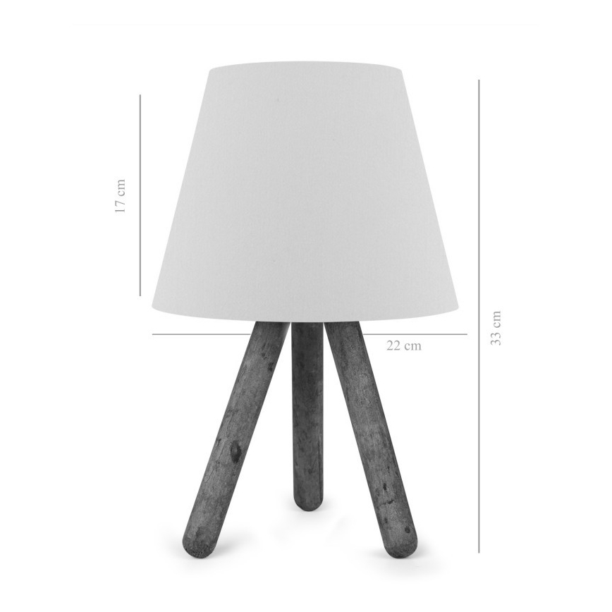 Galda lampa AYD 1xE27/60W/230V bēša