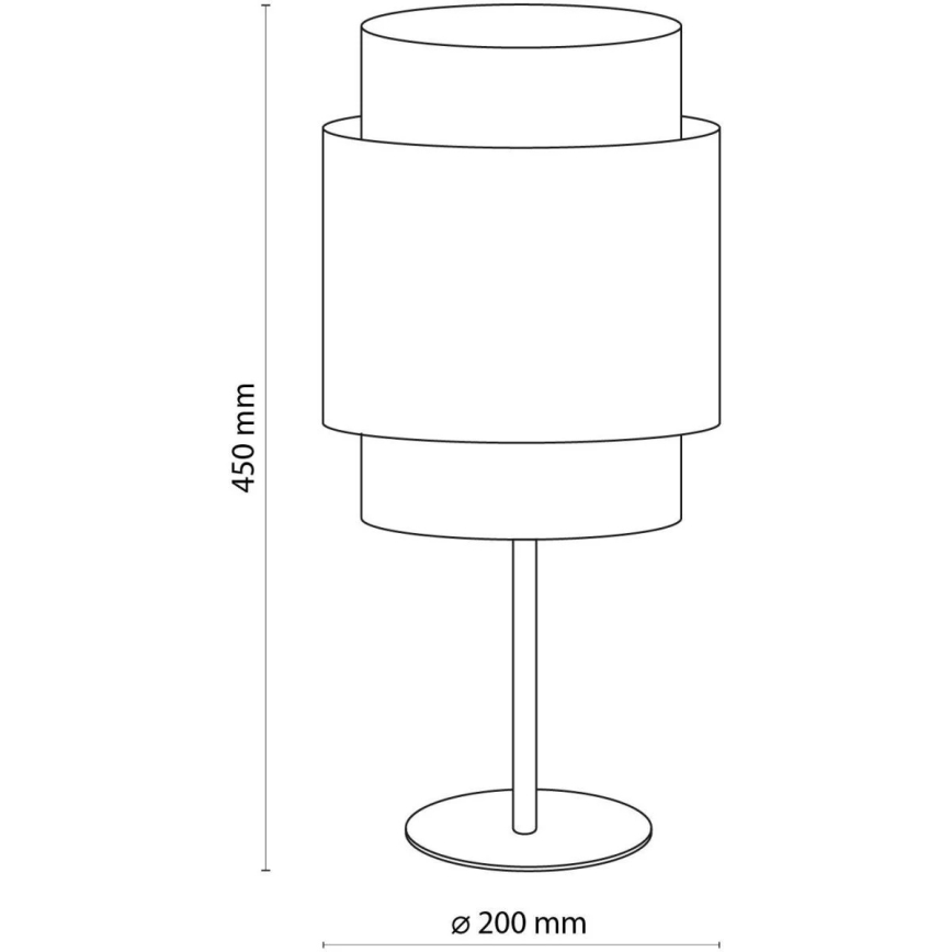 Galda lampa BOHO 1xE27/15W/230V melna/ratāns