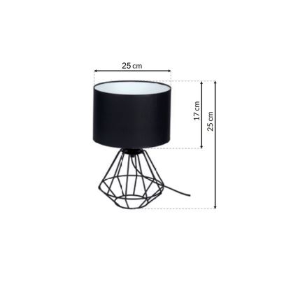 Galda lampa COLIN 1xE27/60W/230V