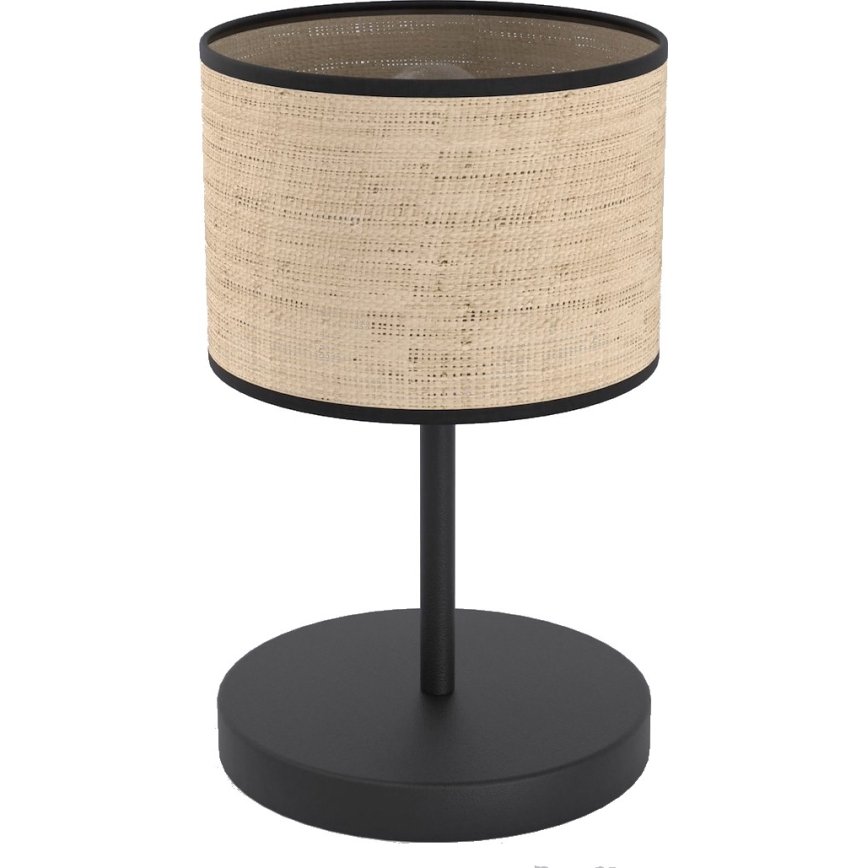 Galda lampa ECO 1xE27/15W/230V bēša/ratāns