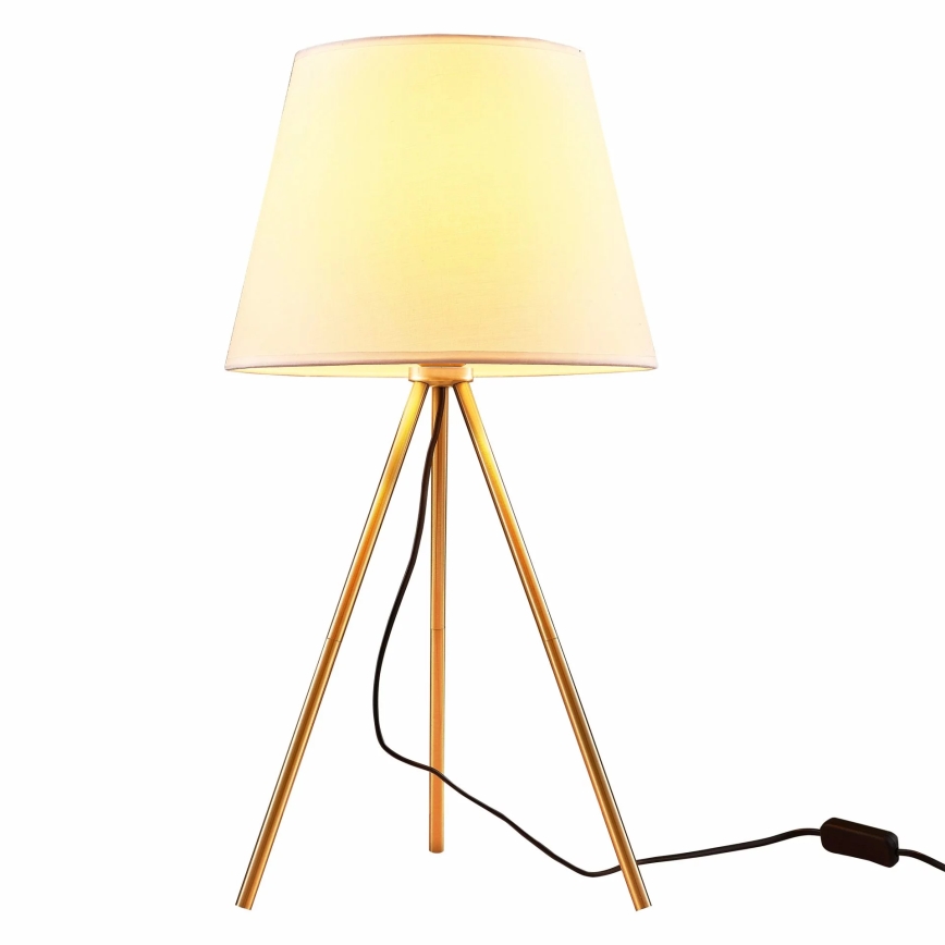 Galda lampa ELENA 1xE27/20W/230V balta