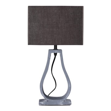 Galda lampa FEMO 1xE14/40W/230V pelēka/brūns