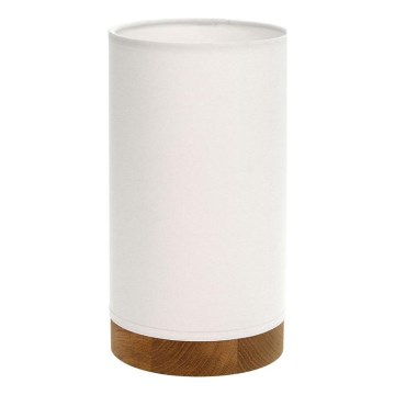 Galda lampa FIRE 1xE27/25W/230V ozols/baltais ozols