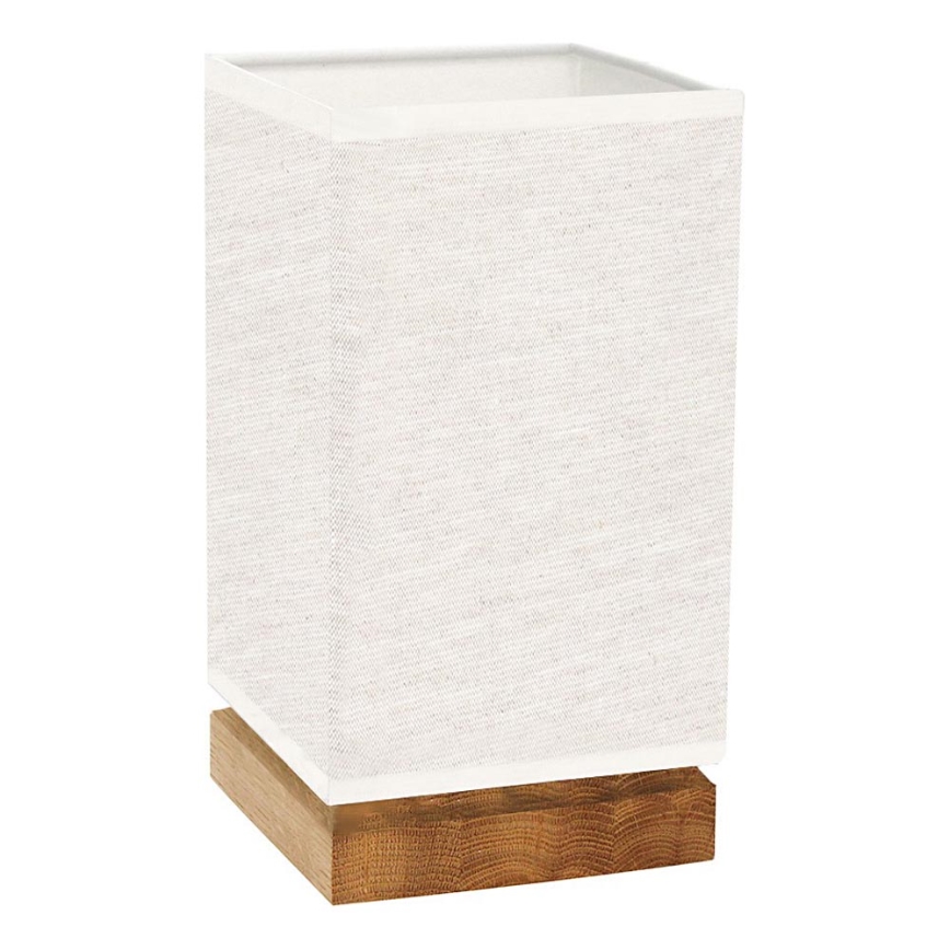 Galda lampa FIRE 1xE27/25W/230V ozols/bēšs