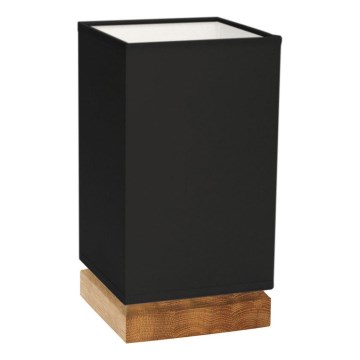 Galda lampa FIRE 1xE27/25W/230V ozols/melnais ozols